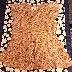 Monteau Floral S/S Blouse sz L